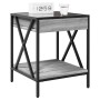 Mesa de centro con Infinity LED gris Sonoma 40x40x49 cm de , Mesitas de noche - Ref: Foro24-3284099, Precio: 68,24 €, Descuen...