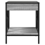 Mesa de centro con Infinity LED gris Sonoma 40x40x49 cm de , Mesitas de noche - Ref: Foro24-3284099, Precio: 68,24 €, Descuen...