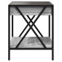 Mesa de centro con Infinity LED gris Sonoma 40x40x49 cm de , Mesitas de noche - Ref: Foro24-3284099, Precio: 68,24 €, Descuen...