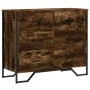 Cajonera de madera de ingeniería roble ahumado 91x35,5x74,5 cm de , Cajoneras - Ref: Foro24-3295304, Precio: 144,74 €, Descue...