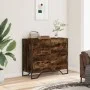 Cajonera de madera de ingeniería roble ahumado 91x35,5x74,5 cm de , Cajoneras - Ref: Foro24-3295304, Precio: 144,74 €, Descue...