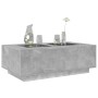 Mesa de centro con Infinity LED gris hormigón 116x69x40 cm de , Mesas de centro - Ref: Foro24-3284059, Precio: 217,15 €, Desc...