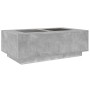 Mesa de centro con Infinity LED gris hormigón 116x69x40 cm de , Mesas de centro - Ref: Foro24-3284059, Precio: 217,15 €, Desc...