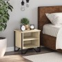 Mesita de noche madera contrachapada color roble 40x30x40 cm de , Mesitas de noche - Ref: Foro24-848496, Precio: 32,07 €, Des...