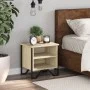 Mesita de noche madera contrachapada color roble 40x30x40 cm by , Nightstands - Ref: Foro24-848496, Price: 30,70 €, Discount: %