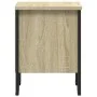 Mesita de noche madera contrachapada color roble 40x30x40 cm by , Nightstands - Ref: Foro24-848496, Price: 30,70 €, Discount: %