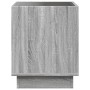 Mesa de centro con Infinity LED gris Sonoma 40x40x50 cm de , Mesas de centro - Ref: Foro24-847649, Precio: 72,72 €, Descuento: %