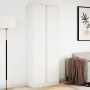 Aparador con LED madera de ingeniería blanco 74x32,5x200 cm de , Aparadores - Ref: Foro24-3307891, Precio: 164,84 €, Descuent...