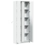 Aparador con LED madera de ingeniería blanco 74x32,5x200 cm de , Aparadores - Ref: Foro24-3307891, Precio: 164,84 €, Descuent...