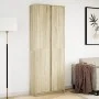 Aparador con LED madera ingeniería roble Sonoma 74x32,5x200 cm de , Aparadores - Ref: Foro24-3307893, Precio: 145,25 €, Descu...