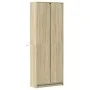 Aparador con LED madera ingeniería roble Sonoma 74x32,5x200 cm de , Aparadores - Ref: Foro24-3307893, Precio: 145,25 €, Descu...