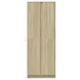 Aparador con LED madera ingeniería roble Sonoma 74x32,5x200 cm de , Aparadores - Ref: Foro24-3307893, Precio: 145,25 €, Descu...