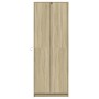 Aparador con LED madera ingeniería roble Sonoma 74x32,5x200 cm de , Aparadores - Ref: Foro24-3307893, Precio: 146,49 €, Descu...
