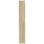 Aparador con LED madera ingeniería roble Sonoma 74x32,5x200 cm de , Aparadores - Ref: Foro24-3307893, Precio: 145,25 €, Descu...