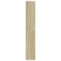 Aparador con LED madera ingeniería roble Sonoma 74x32,5x200 cm de , Aparadores - Ref: Foro24-3307893, Precio: 146,49 €, Descu...