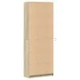Aparador con LED madera ingeniería roble Sonoma 74x32,5x200 cm de , Aparadores - Ref: Foro24-3307893, Precio: 145,25 €, Descu...