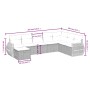 Set de sofás de jardín 8 pzas y cojines ratán sintético gris de , Conjuntos de jardín - Ref: Foro24-3264208, Precio: 561,79 €...