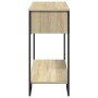 Mesa consola madera de ingeniería roble Sonoma 100x35x74,5 cm de , Mesas auxiliares - Ref: Foro24-848530, Precio: 52,27 €, De...