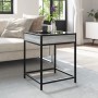 Mesa de centro con Infinity LED gris Sonoma 40x40x51 cm de , Mesas de centro - Ref: Foro24-847675, Precio: 55,04 €, Descuento: %