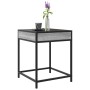 Mesa de centro con Infinity LED gris Sonoma 40x40x51 cm de , Mesas de centro - Ref: Foro24-847675, Precio: 55,04 €, Descuento: %