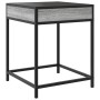 Mesa de centro con Infinity LED gris Sonoma 40x40x51 cm de , Mesas de centro - Ref: Foro24-847675, Precio: 55,04 €, Descuento: %