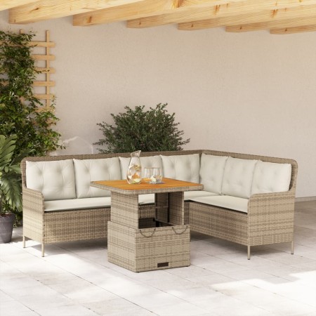 Set de sofás de jardín 2 pzas y cojines ratán sintético marrón de , Conjuntos de jardín - Ref: Foro24-3262082, Precio: 490,06...