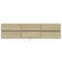 Mueble de TV de pared con LED roble Sonoma 180x31x45 cm de , Muebles TV - Ref: Foro24-3307935, Precio: 155,12 €, Descuento: %