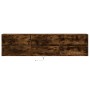 Mueble de TV de pared con LED roble ahumado 180x31x45 cm de , Muebles TV - Ref: Foro24-3307937, Precio: 126,19 €, Descuento: %