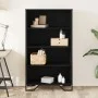 Estantería de madera de ingeniería negra 80x31x137,5 cm de , Librerías y estanterías - Ref: Foro24-848629, Precio: 74,09 €, D...