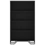 Estantería de madera de ingeniería negra 80x31x137,5 cm de , Librerías y estanterías - Ref: Foro24-848629, Precio: 74,09 €, D...
