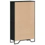 Estantería de madera de ingeniería negra 80x31x137,5 cm de , Librerías y estanterías - Ref: Foro24-848629, Precio: 74,09 €, D...