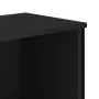 Estantería de madera de ingeniería negra 80x31x137,5 cm de , Librerías y estanterías - Ref: Foro24-848629, Precio: 74,09 €, D...