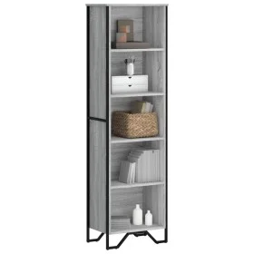 Estantería de madera de ingeniería gris Sonoma 50x31x169 cm by , Bookcases and shelves - Ref: Foro24-848617, Price: 71,38 €, ...