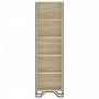 Estantería madera de ingeniería roble Sonoma 50x31x169 cm de , Librerías y estanterías - Ref: Foro24-848615, Precio: 70,07 €,...