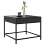 Mesa de centro con Infinity LED negro 50x50x41 cm de , Mesas de centro - Ref: Foro24-847677, Precio: 70,81 €, Descuento: %