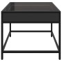 Mesa de centro con Infinity LED negro 50x50x41 cm de , Mesas de centro - Ref: Foro24-847677, Precio: 70,81 €, Descuento: %