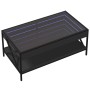 Mesa de centro con Infinity LED negro 90x50x38 cm de , Mesas de centro - Ref: Foro24-847707, Precio: 111,62 €, Descuento: %
