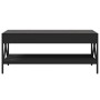 Mesa de centro con Infinity LED negro 90x50x38 cm de , Mesas de centro - Ref: Foro24-847707, Precio: 111,62 €, Descuento: %