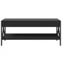 Mesa de centro con Infinity LED negro 90x50x38 cm de , Mesas de centro - Ref: Foro24-847707, Precio: 110,07 €, Descuento: %