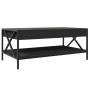 Mesa de centro con Infinity LED negro 90x50x38 cm de , Mesas de centro - Ref: Foro24-847707, Precio: 111,62 €, Descuento: %