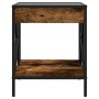 Mesa de centro con Infinity LED roble ahumado 40x40x49 cm de , Mesas de centro - Ref: Foro24-847694, Precio: 65,28 €, Descuen...