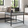 Mesa de centro con Infinity LED gris Sonoma 50x50x41 cm de , Mesas de centro - Ref: Foro24-847680, Precio: 70,18 €, Descuento: %