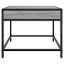 Mesa de centro con Infinity LED gris Sonoma 50x50x41 cm de , Mesas de centro - Ref: Foro24-847680, Precio: 70,18 €, Descuento: %