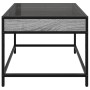 Mesa de centro con Infinity LED gris Sonoma 50x50x41 cm de , Mesas de centro - Ref: Foro24-847680, Precio: 70,18 €, Descuento: %