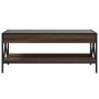 Mesa de centro con Infinity LED marrón roble 90x50x38 cm de , Mesas de centro - Ref: Foro24-847711, Precio: 100,87 €, Descuen...