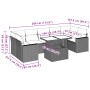 Set de sofás de jardín 8 pzas y cojines ratán sintético gris de , Conjuntos de jardín - Ref: Foro24-3267152, Precio: 621,15 €...
