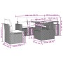 Set de sofás de jardín 6 pzas y cojines ratán sintético gris de , Conjuntos de jardín - Ref: Foro24-3267282, Precio: 452,02 €...