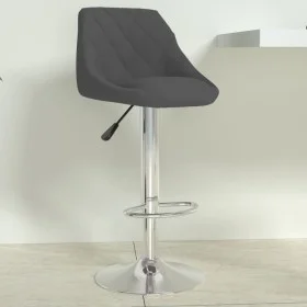 Dark gray velvet kitchen stool by , Kitchen stools - Ref: Foro24-335295, Price: 76,99 €, Discount: %