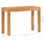 Mesa consola madera maciza de acacia acabado miel 110x40x76 cm de , Mesas auxiliares - Ref: Foro24-289629, Precio: 169,56 €, ...