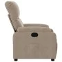 Taupe-grauer Mikrofaserstoff-Sessel mit Liegefunktion. von , Sessel - Ref: Foro24-373449, Preis: 250,09 €, Rabatt: %